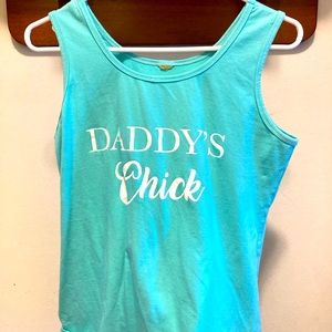 Women’s mint green tank - Large